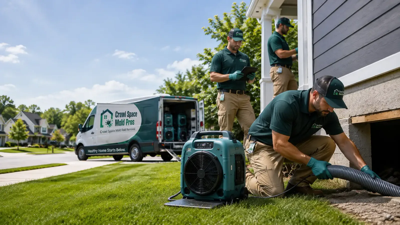 Crawl Space Mold Removal in Ryderwood, WA